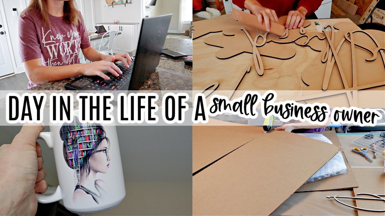 Day in the Life of a Small Business Owner | Etsy Studio Vlog - YouTube