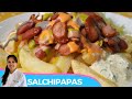 🇵🇪 COMO HACER SALCHIPAPAS PERUANAS | CON TODAS LAS CREMAS | RECETA DELICIOSA