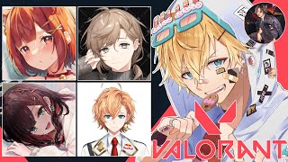 【 VALORANT 】 CRカップスクリム2日目！！w/なしまかな,渋ハル,緋月さん,ぷてち,みっちーこるち 【 エビオ/にじさんじ 】