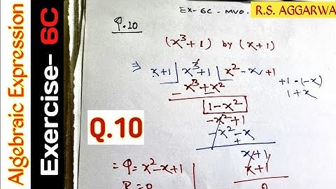 Exercise- 6C | Qus- 10 | Class 8 | Operations On Algebraic Expressions | R S AGGARWAL  #mvo #algebra