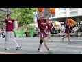 福岡大学応援指導部吹奏楽団・福岡大学附属若葉高等学校吹奏楽部合同バンド どんたく花のマーチングパレード