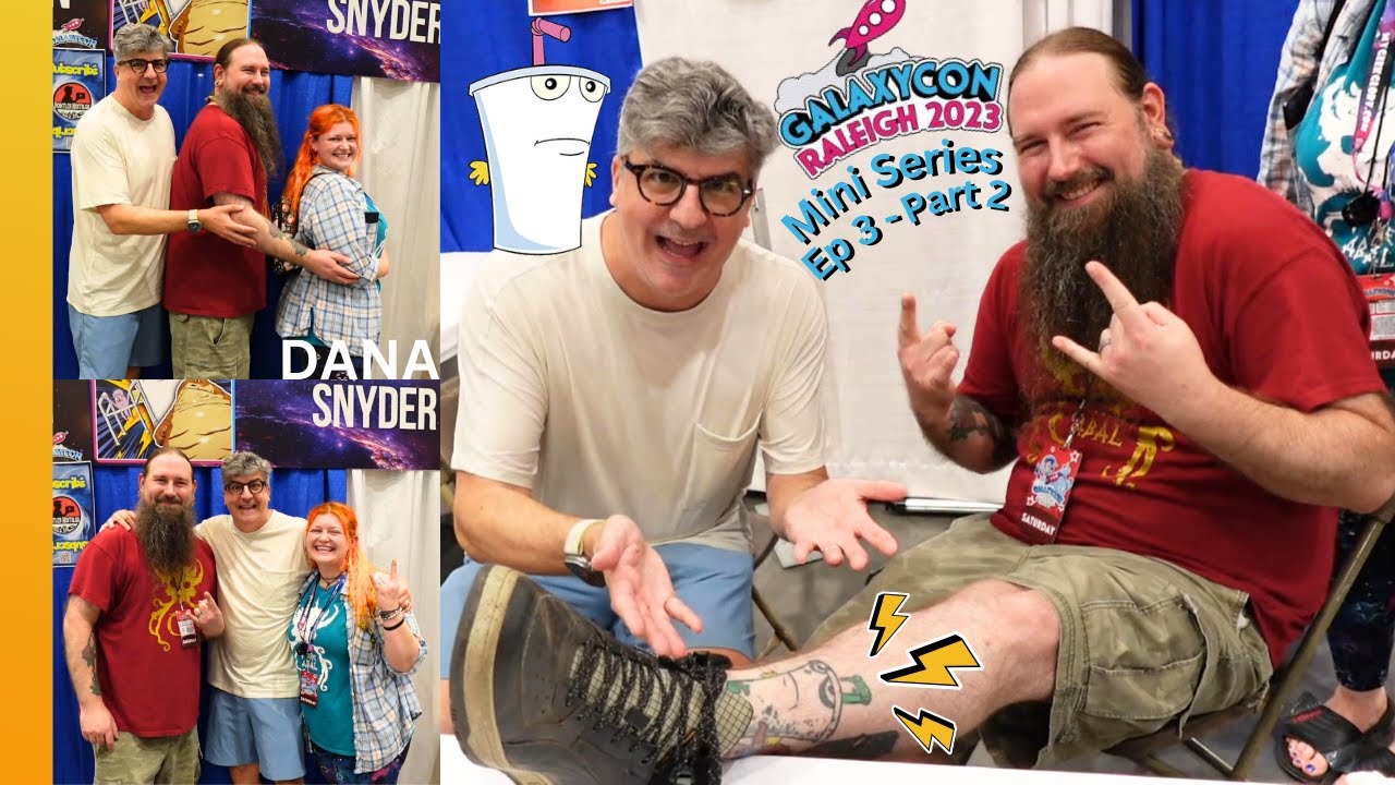 We met Dana Snyder aka MASTER SHAKE!!! ATHF GalaxyCon Mini Series Ep