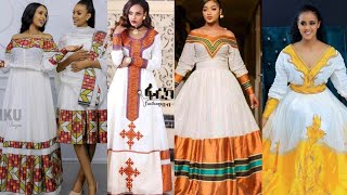 Ethiopian new fashion traditional dresses for 2022