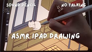 Cozy office coloring pages 🖌️ on Procreate | iPad Asmr drawing | Free coloring pages