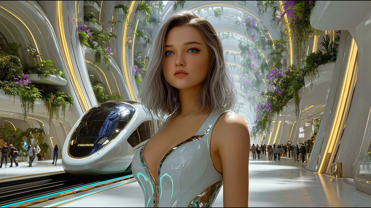 Life in 2090: A Journey Through the Most Beautiful Neon Cities (4K AI Art)