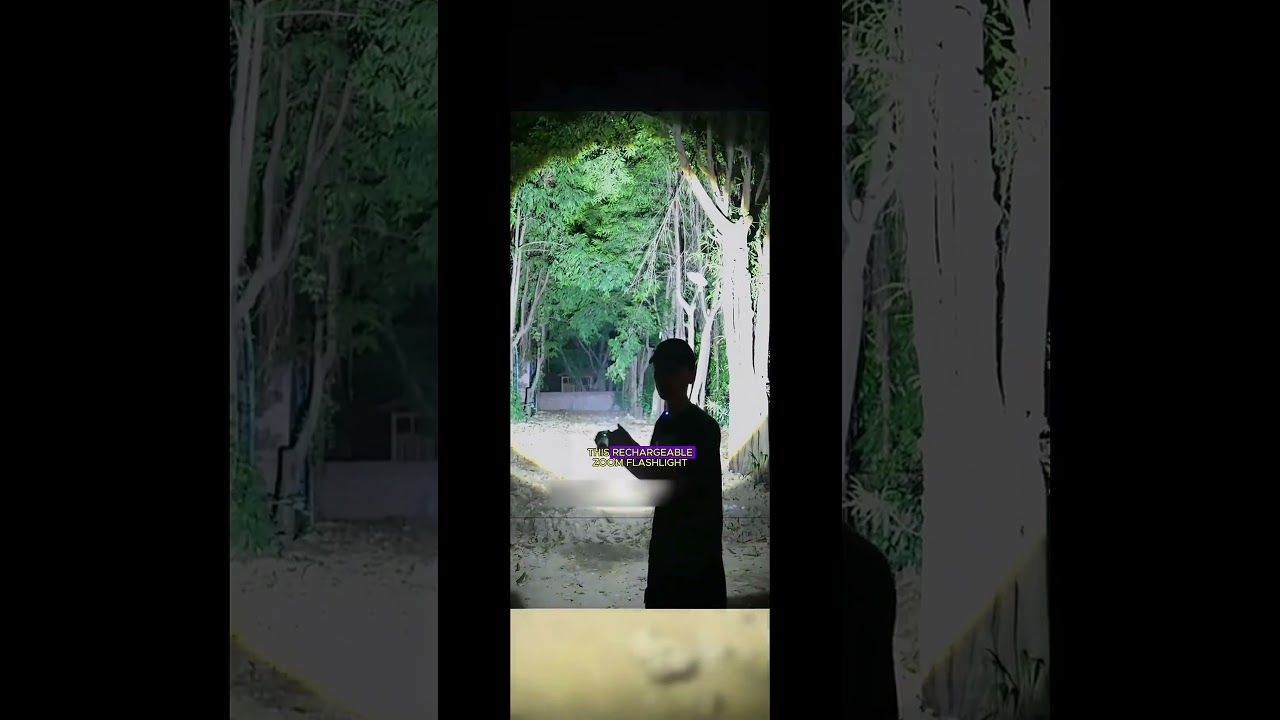 Pro Outdoor Flashlight: Bright Beam, Strong Penetration!