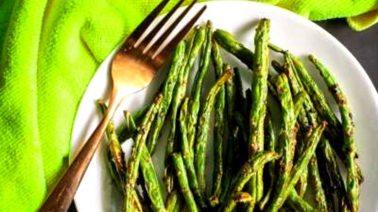 CRISPY FRIED GREEN BEANS IN AIR FRYER AIR FRIED GREEN BEANS HEALTHY