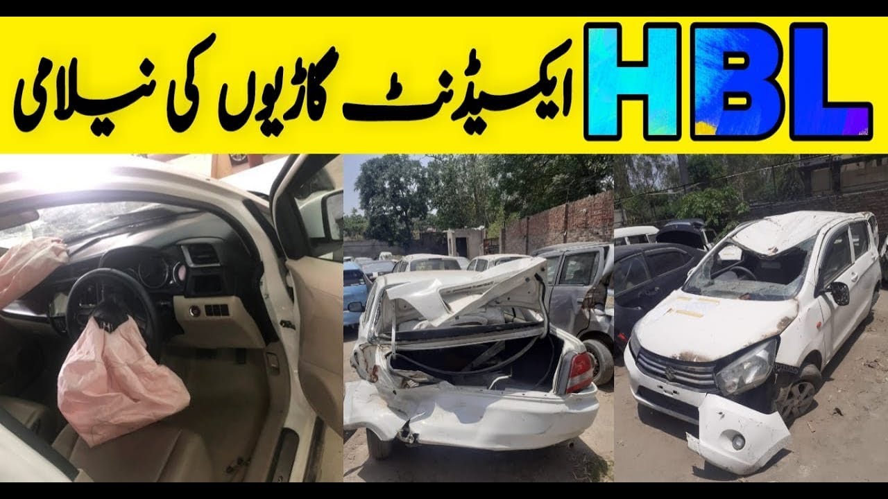 HBL Bank Car Auction In Pakistan Accident Cars For Sale In Pakistan