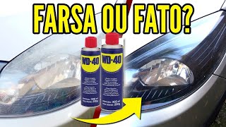 FAROL FOSCO E CRAQUELADO RESOLVIDO EM 1 MINUTO - PARECE MÁGICA! WD 40