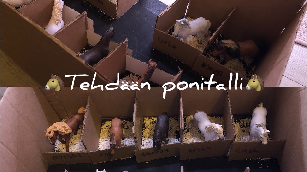 Tehdään ponitalli🐴❤️