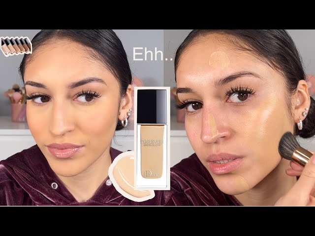 NEW DIOR FOREVER SKIN GLOW FOUNDATION SPF 15 REVIEW AND WEAR TEST