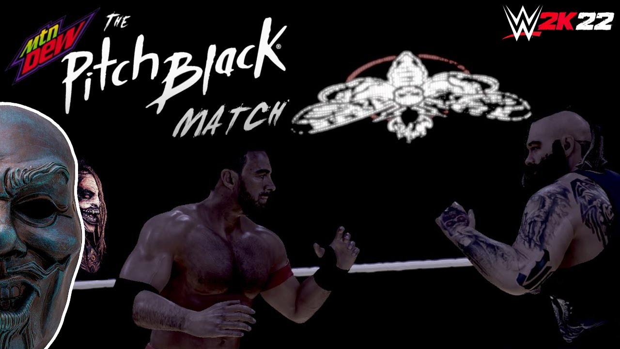 THE PITCH BLACK MATCH - WWE 2K22 Simulation - Bray Wyatt vs LA Knight (Royal Rumble 2023)