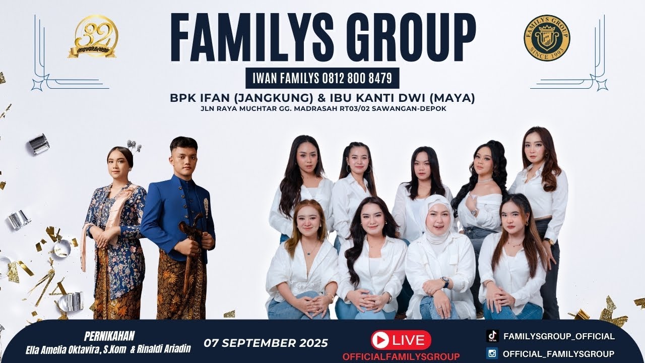 Live Familys Group Edisi Gg Madrasah Sawangan Depok | Minggu 7 September 2025 | SIANG