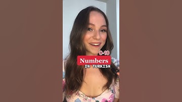 Numbers (1-10) in Turkish