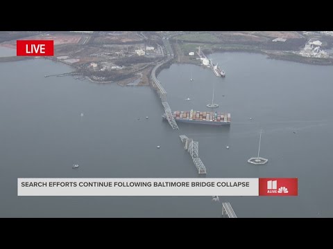 Officials to provide Baltimore bridge collapse update; search underway