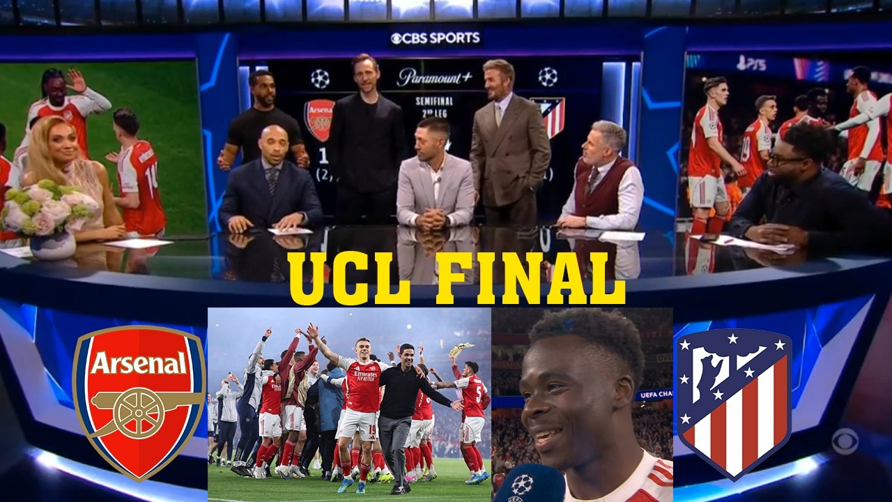 Arsenal vs Atletico Madrid 1-0(2-1) Arsenal Through To UCL Final🏆 Saka And Henry Crazy Reaction