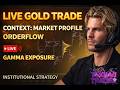 How I Trade Gold Using Market Profile & Orderflow (Institutional Strategy)