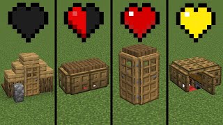 minecraft with different hearts - compilation