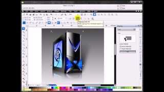 How to create a reflection on an angled image in CorelPhoto Paint X5
