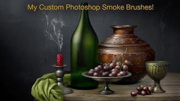 My Set Of 11 Photoshop Smoke Brushes with Instructional Video and Guide Image