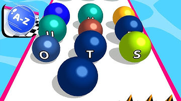 AZ RUN 🟢🟣🟡 All Levels Gameplay Android,ios (Levels 20-21)