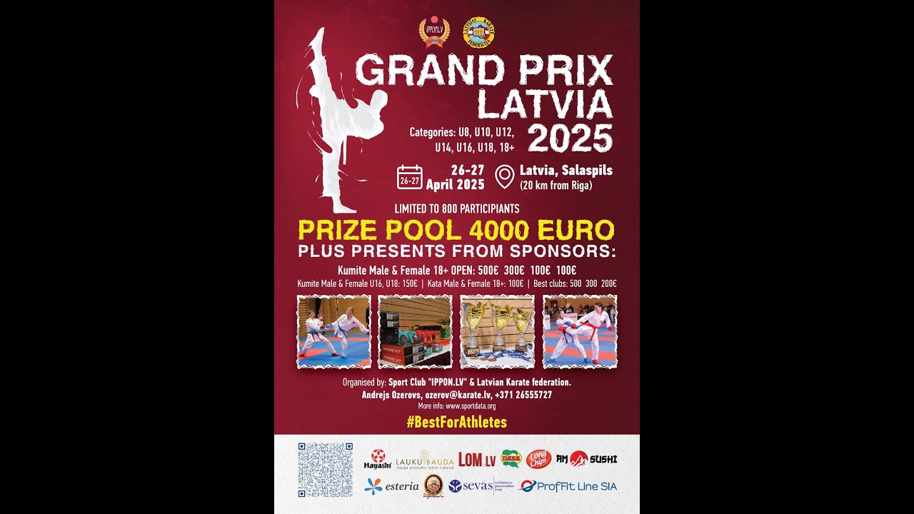 GRAND PRIX LATVIA 2025.Karate Female  Team category
