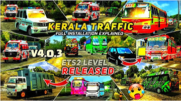 How To Add KERALA TRAFFIC MOD (fully customized) In Bussid V4.0.3 | Bus Simulator Indonesia |#bussid