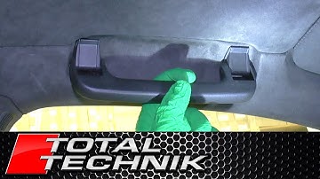 How to Remove Roof Headlining Handles - Audi A6 S6 RS6 - C5 - 1997-2005 - TOTAL TECHNIK