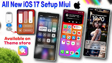 All New iOS 17💥Setup For Miui - Available on Theme Store🔥| iOS like Standby Mode,AOD and much more..