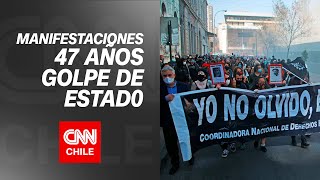 Distintas manifestaciones se registran en Santiago por conmemoración del Golpe Militar