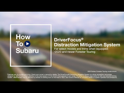 How to Use Your Subaru Vehicle's DriverFocus® Distraction Mitigation System (Forester)