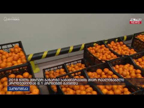 2018 წელს უცხოურ ბაზარზე სამაცივრეების მიერ რეალიზებული პროდუქციიდან 8.1% გაიყიდა