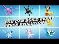 Every eevee evolution  mattel