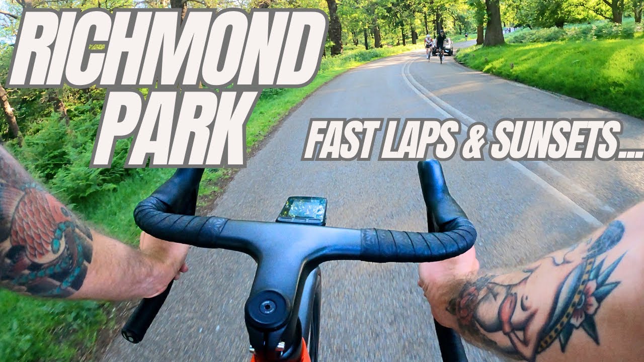 REAL LIFE ZWIFT???? RICHMOND PARK FAST LAPS #episode70 - YouTube