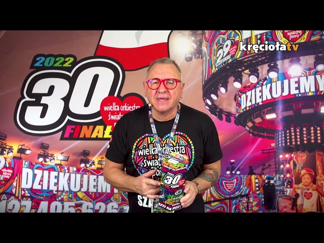 Jurek Owsiak na 30 Finał w Brukseli