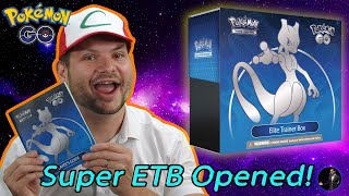 Pokémon Go Mewtwo Elite Trainer Box (Best box opening) 2x Gold Pokémon Cards