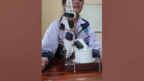 thuyết minh  giải pháp “CÁNH TAY ROBOT ĐIỀU KHIỂN BẰNG XỬ LÝ ẢNH”.