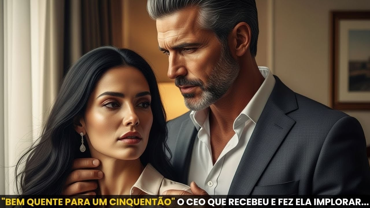 ELA ENVIOU ERRADO_ _BEM QUENTE PARA UM CINQUENTÃO_ O CEO QUE RECEBEU E FEZ ELA IMPLORAR