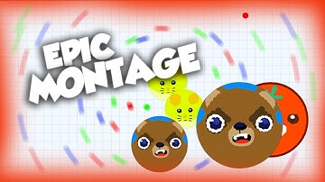 EPIC MONTAGE | AGARIO | TRICKSPLIT-CANNON SPLIT-DOUBLE SPLIT