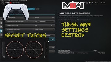 MODERN WARFARE 3: #1 SECRET SETTINGS CONTROLLER, AUDIO, GRAPHICS 🎮 MW3 Best Settings PC
