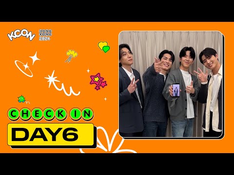 CHECK IN MISSION💛 | DAY6 (데이식스) | KCON HONG KONG 2024