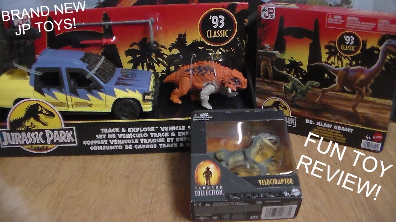 Jurassic Park 30th Year Anniversary DR Alan Grant Capture Pack Playset AND MORE TOY REVIEW!