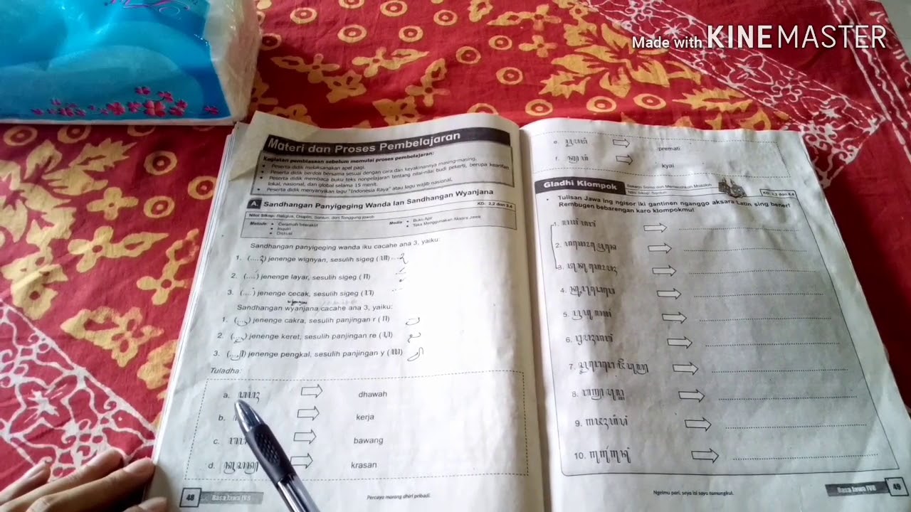 Pembelajaran Bahasa Jawa Kelas 4 Sandhangan Panyigeging Wanda lan