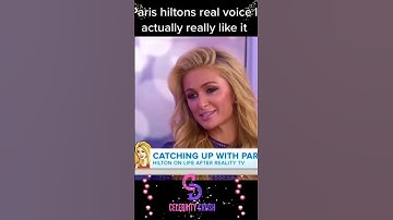 The True Voice of Paris Hilton is Revealed! 🎤💕