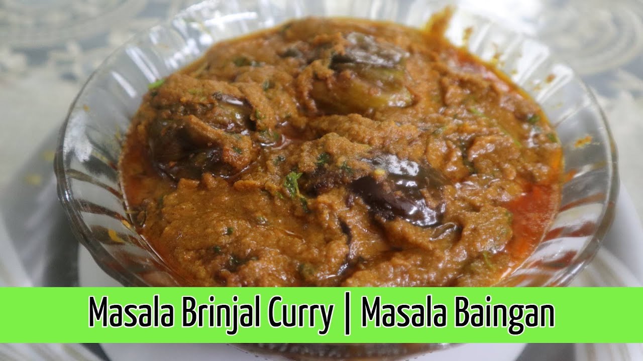 Masala Baingan curry | Eggplant Masala curry | South Indian | Masala Brinjal curry