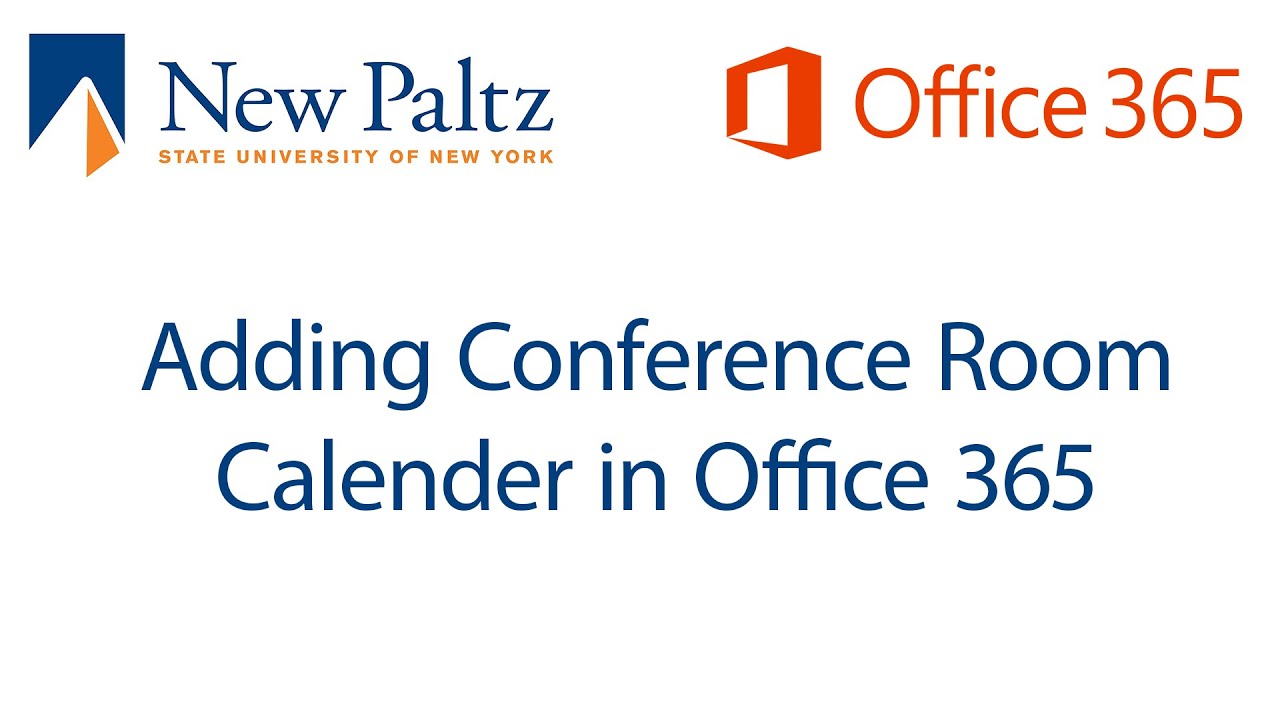 Adding A Conference Room Calendar In Office 365 YouTube