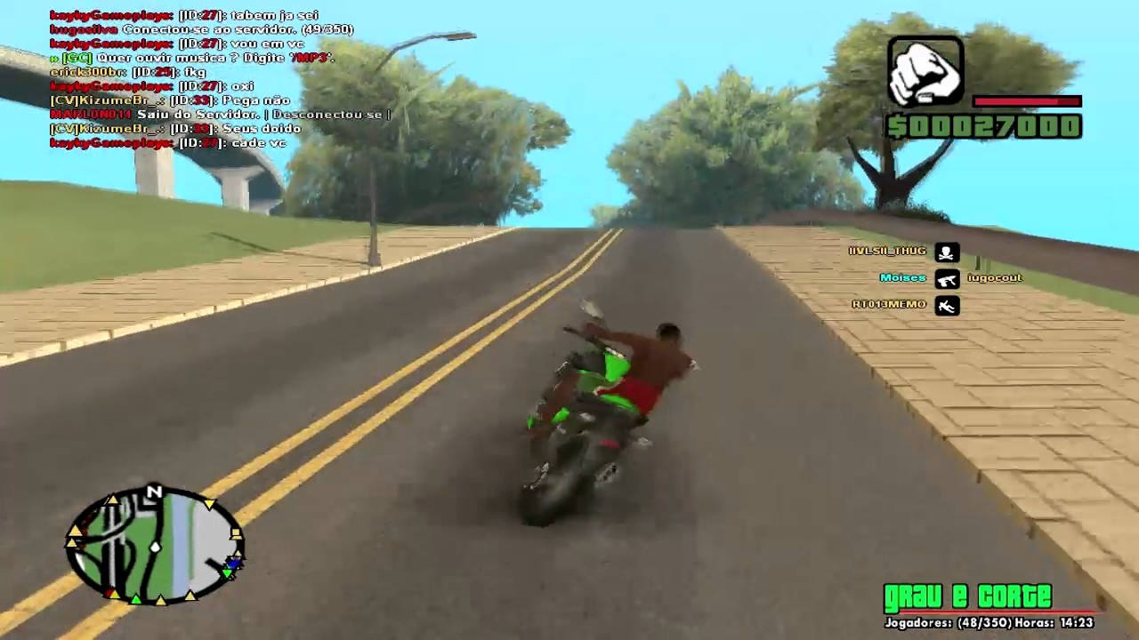 Role de Moto No Server Grau e Corte ( Samp )