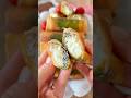 包んで焼くだけやのに止まらへん!【パリパリ梅しそ豆腐春巻き】