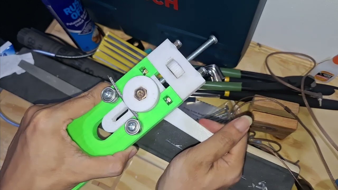 DIY Fret Bender from 3D Printing