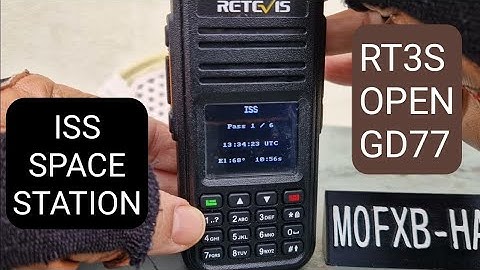 ISS - SATELLITE TRACKING - RT3S OPENGD77